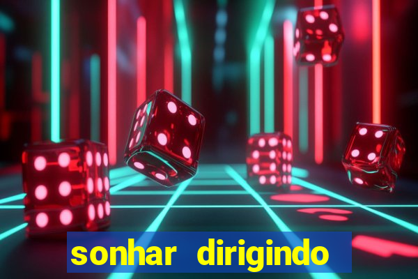 sonhar dirigindo carro jogo do bicho